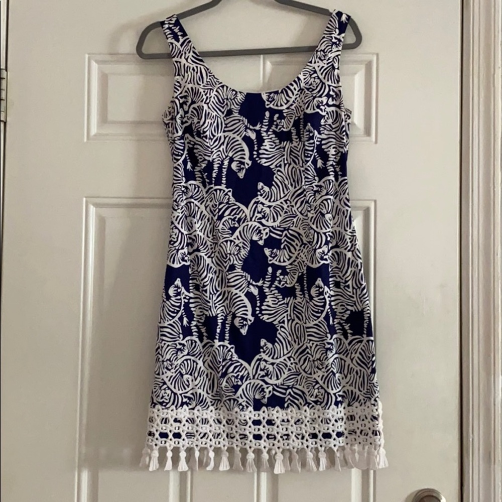 Lilly Pulitzer I Heard You Zebra Print dress